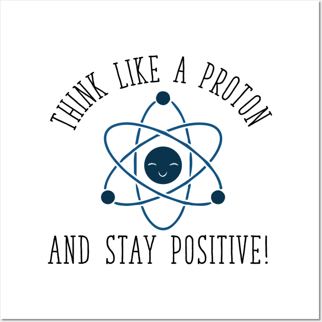 Think Like a Proton Wall Art by mariansar